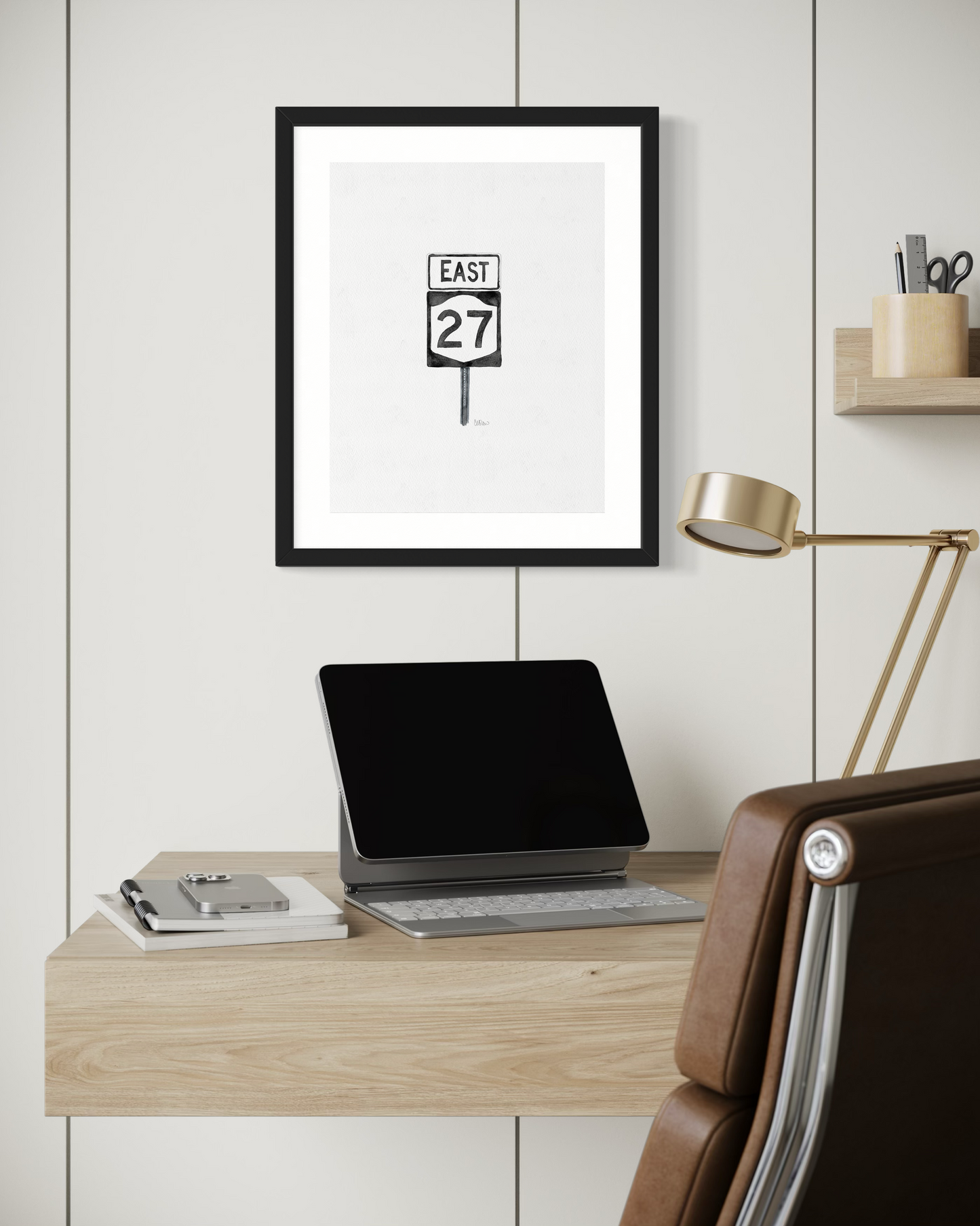 27 East Sign - Print