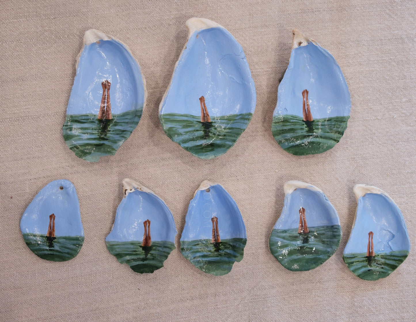 Seashell Ornament - Double Dipped