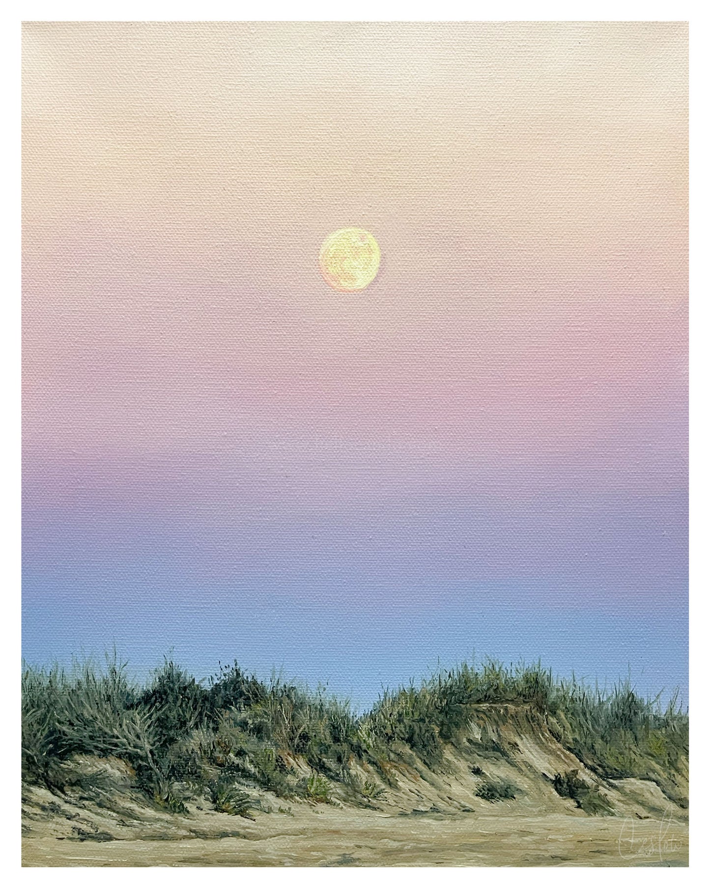 Dune Moon - Postcard