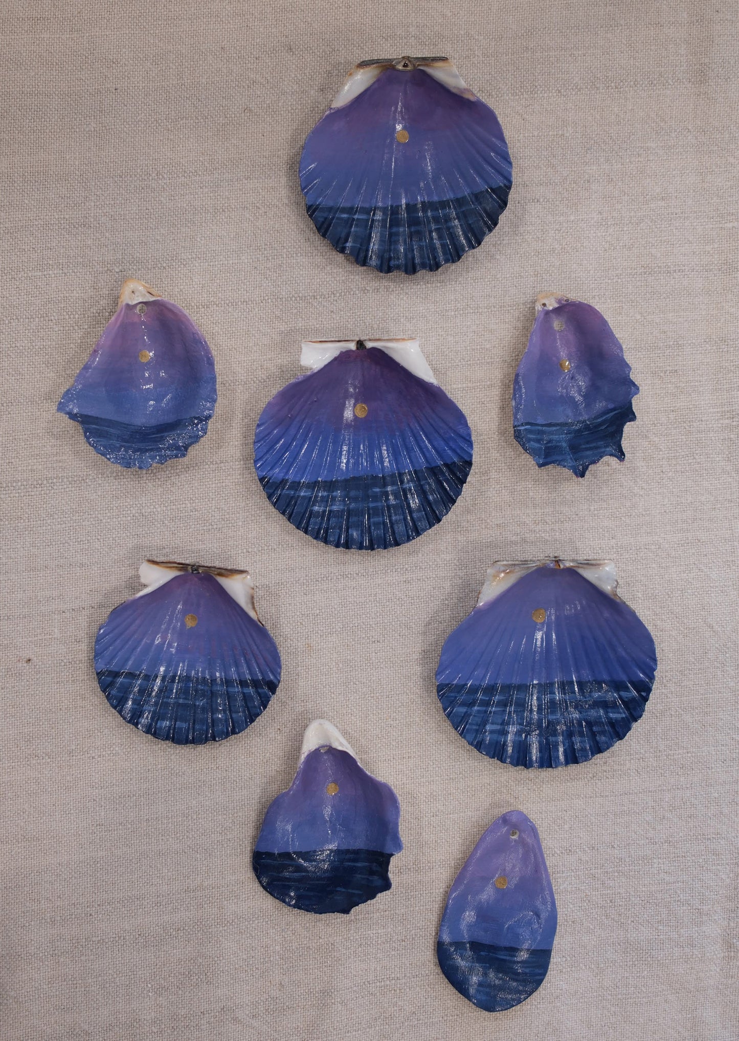 Seashell Ornament - Full Moon