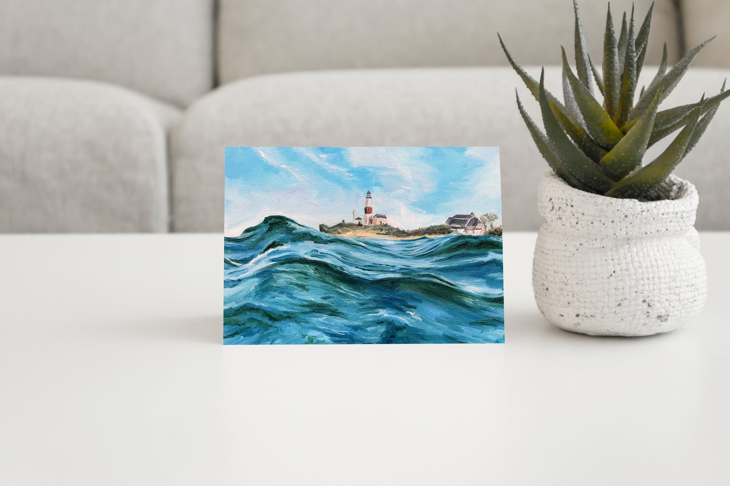 Drift To The End - Greeting Card