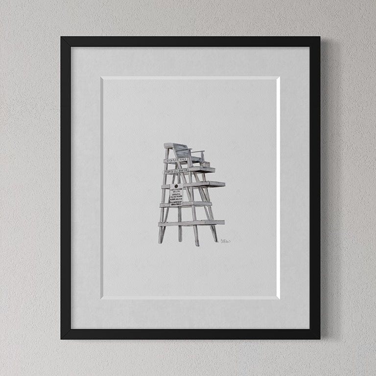 Lifeguard Stand - Print