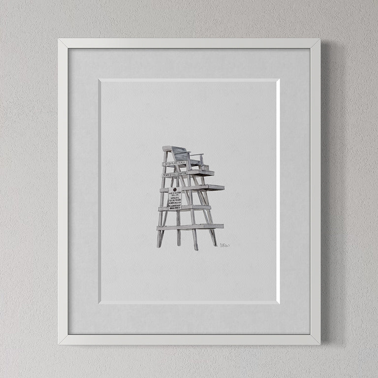 Lifeguard Stand - Print