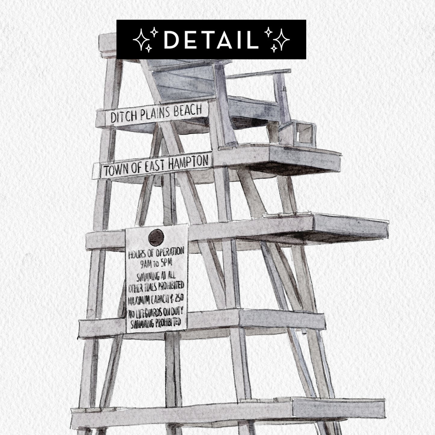 Lifeguard Stand - Print
