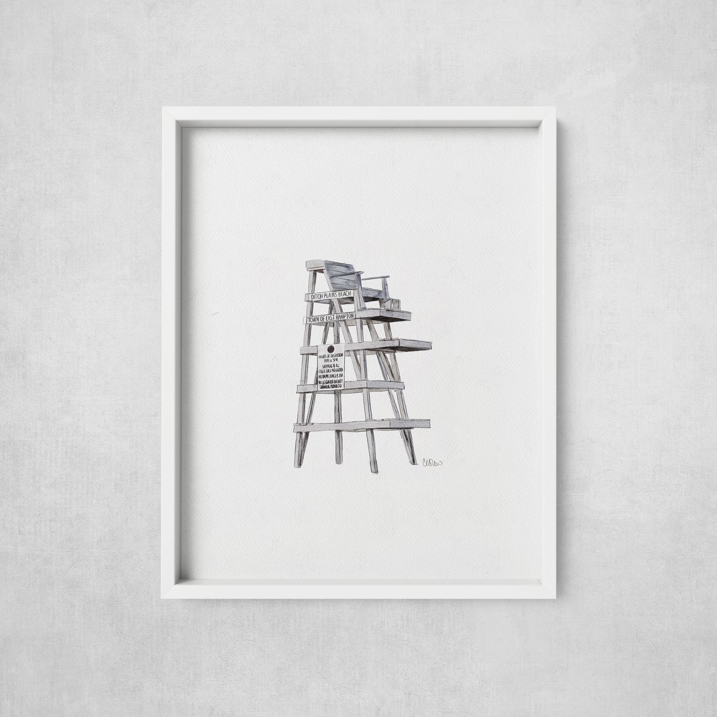 Lifeguard Stand - Print