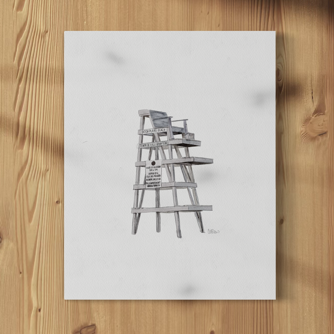 Lifeguard Stand - Print