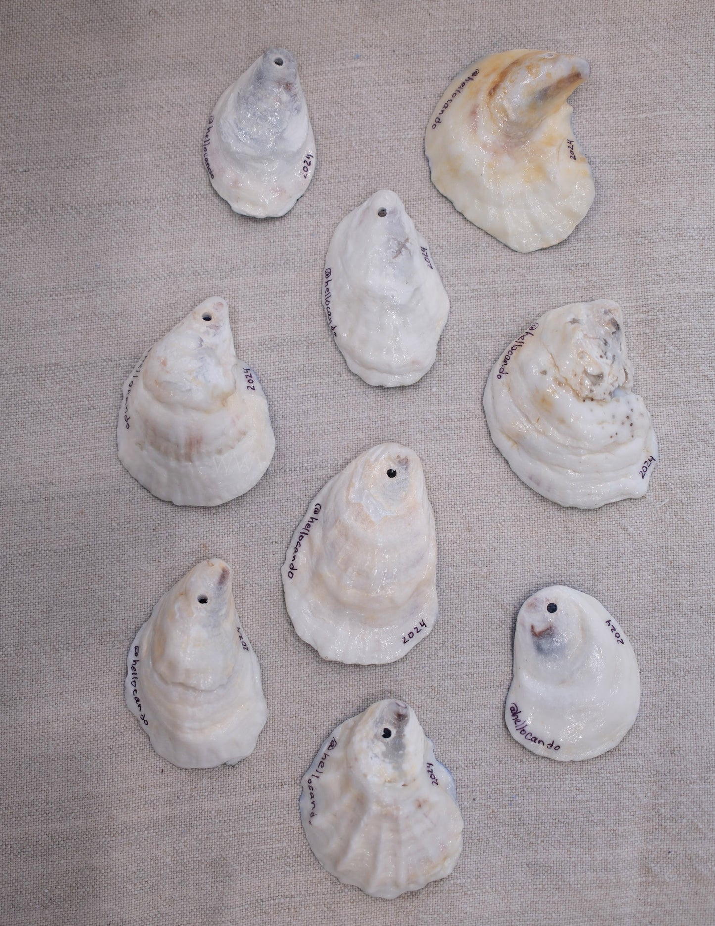 Seashell Ornament - Montauk Lighthouse