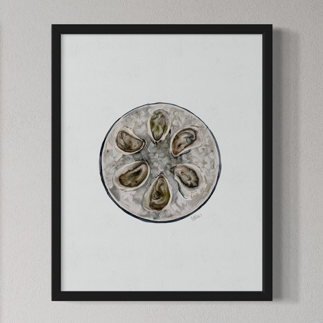 Oysters on Ice - Print