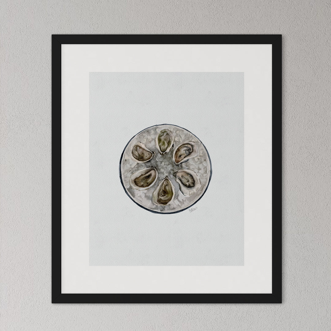 Oysters on Ice - Print