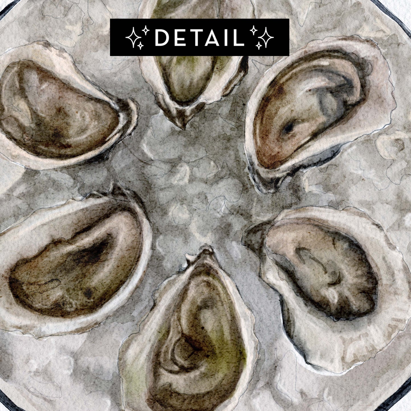 Oysters on Ice - Print
