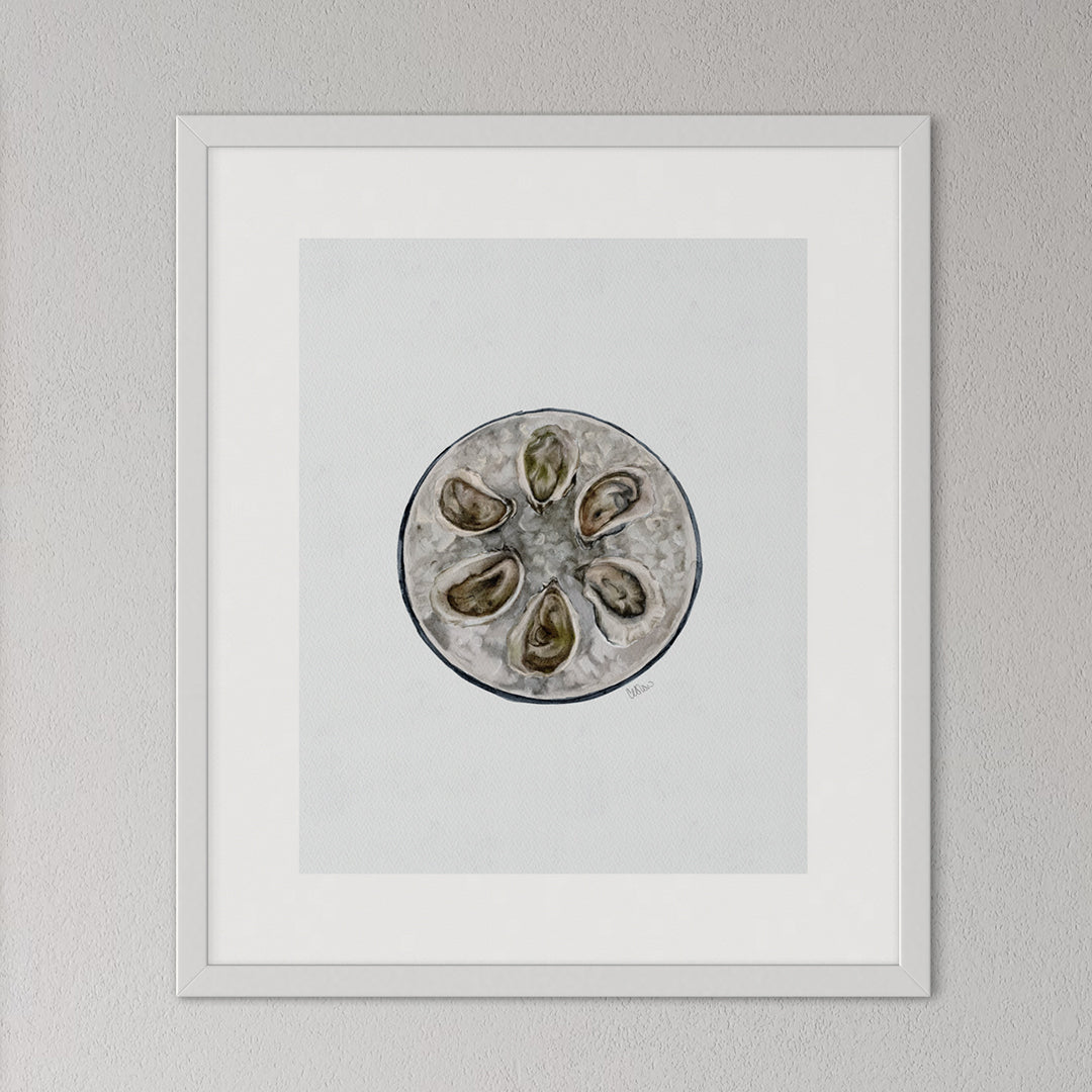 Oysters on Ice - Print