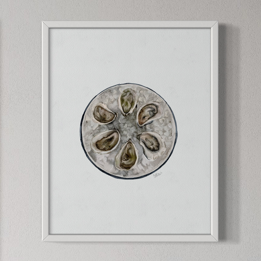Oysters on Ice - Print