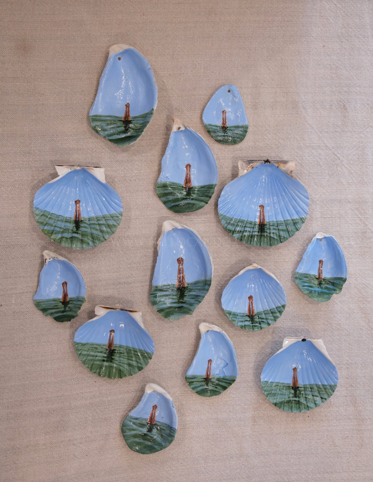 Seashell Ornament - Double Dipped
