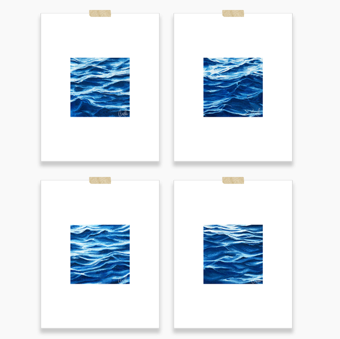 Blue Waters Series - Mini Print Set - Limited Edition