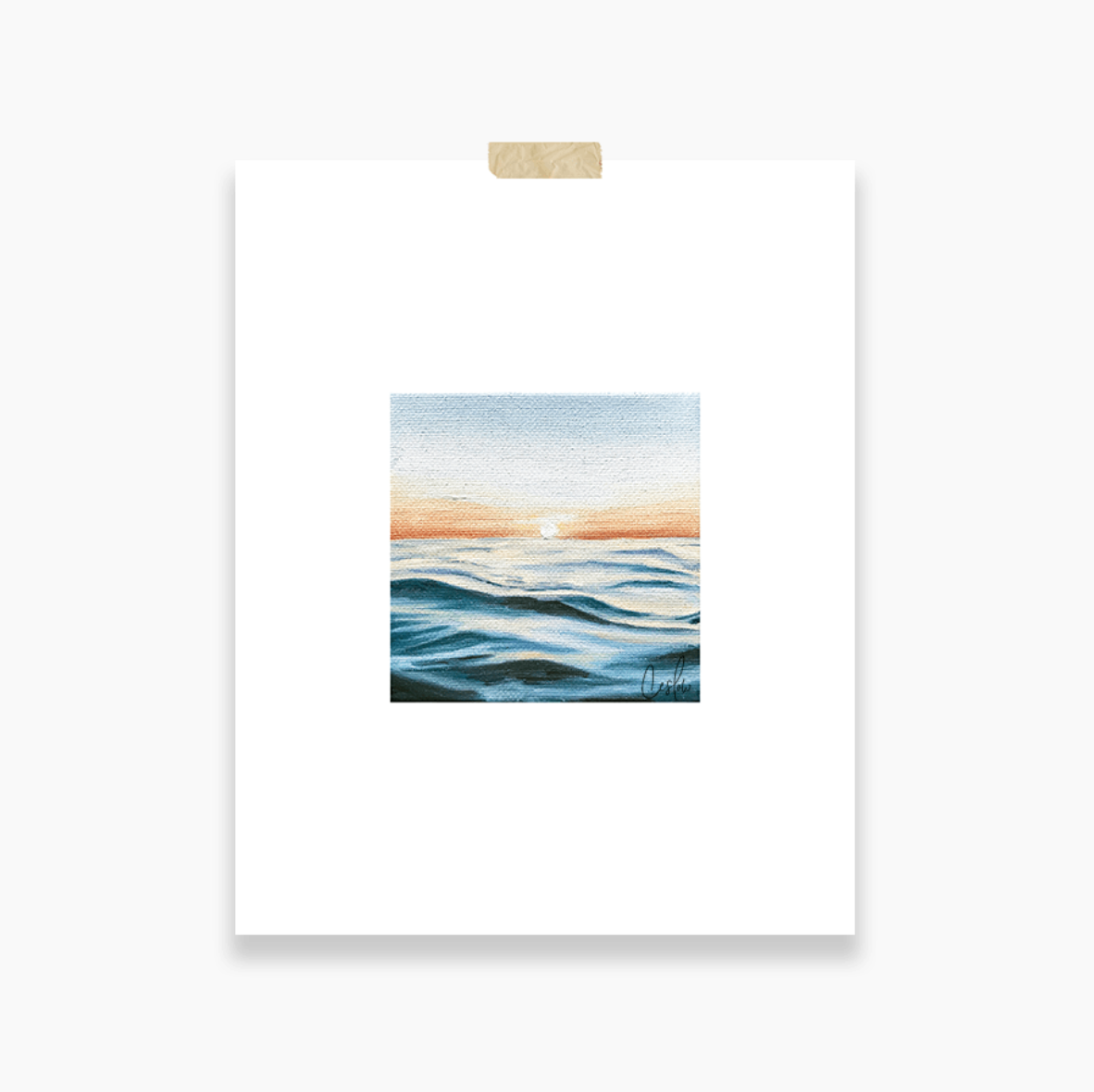 Caramel Sunset - Mini Print - Limited Edition