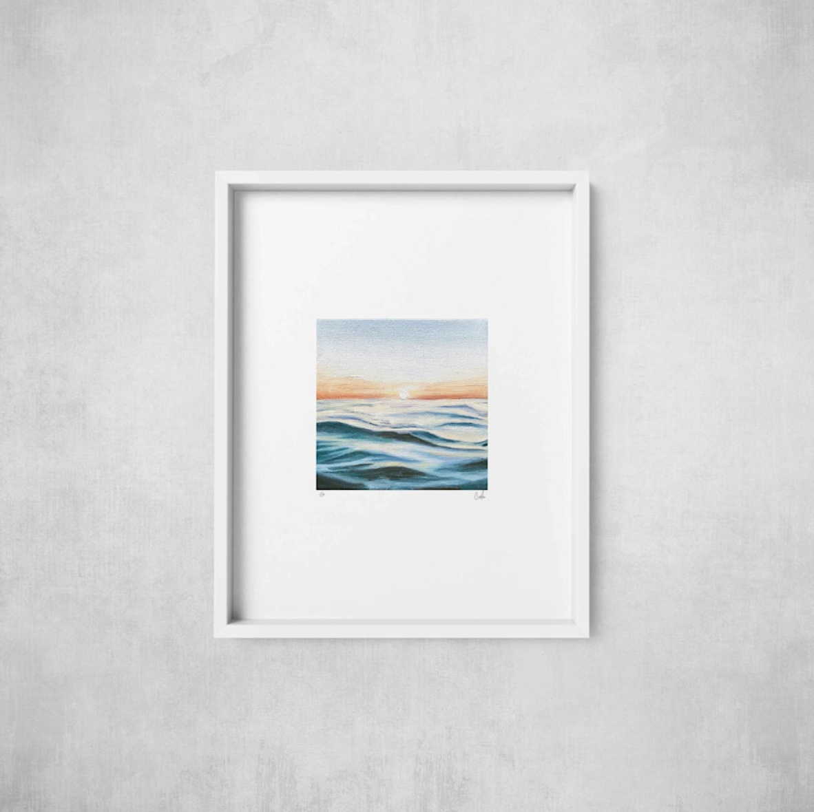 Caramel Sunset - Mini Print - Limited Edition