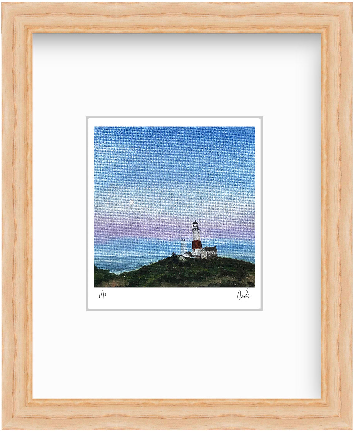 Mini - Full Moon at the Lighthouse 2019 Collection - Mini Print - Limited Edition