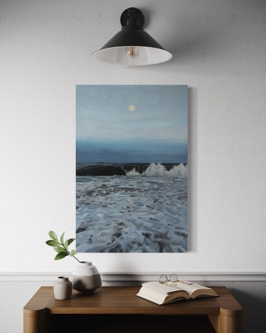 Can You Feel It Now – A Moonlit Painting Full of Movement and Stillness