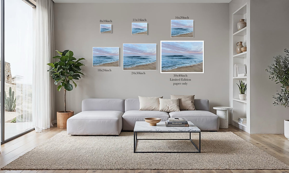 Blushing Tide - Print