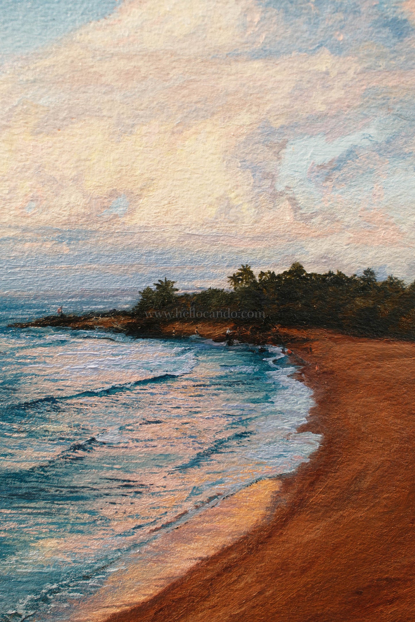 Evening Along Domes Beach - Original