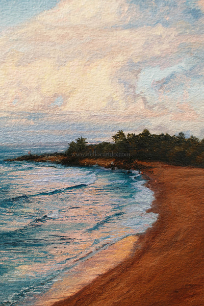 Evening Along Domes Beach - Original