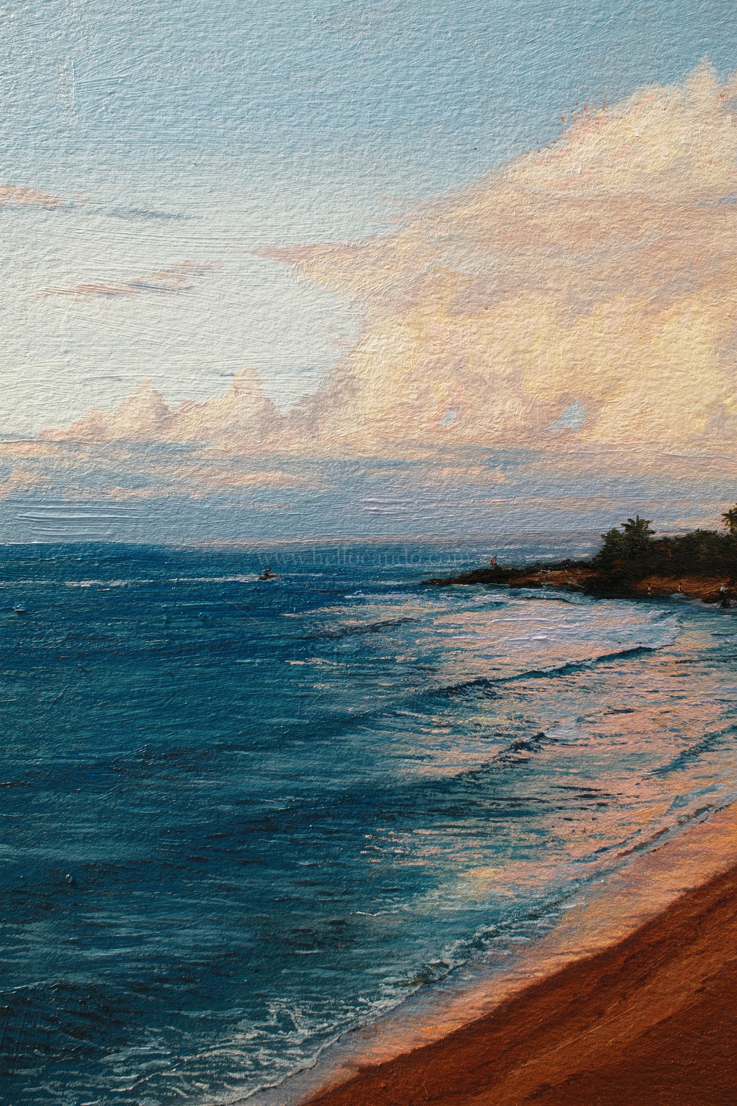 Evening Along Domes Beach - Original