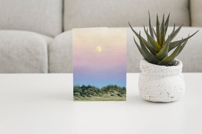 Dune Moon - Greeting Card