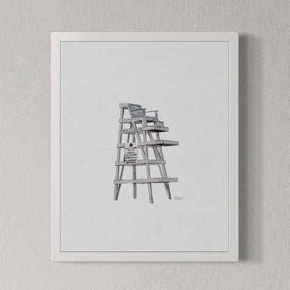 Lifeguard Stand - Print