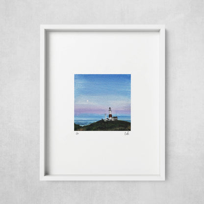 Mini - Full Moon at the Lighthouse 2019 Collection - Mini Print - Limited Edition