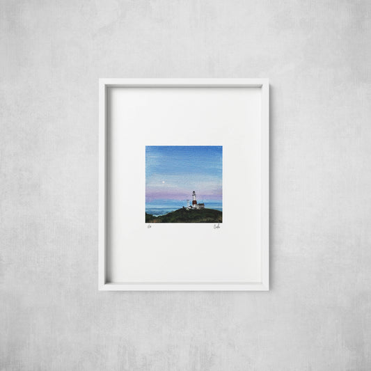 Mini - Full Moon at the Lighthouse 2019 Collection - Mini Print - Limited Edition