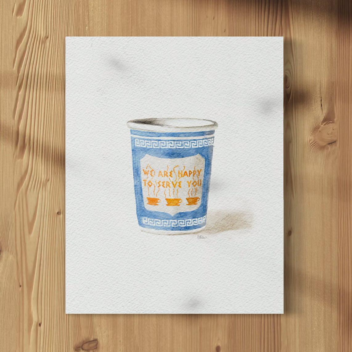 NYC Coffee Cup - Print