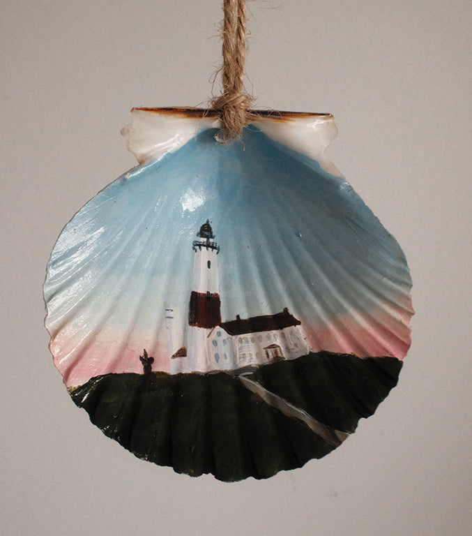 Seashell Ornament - Montauk Lighthouse - 2025