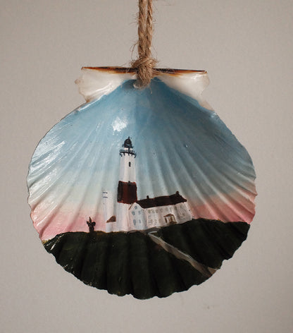 Seashell Ornament - Montauk Lighthouse - 2025