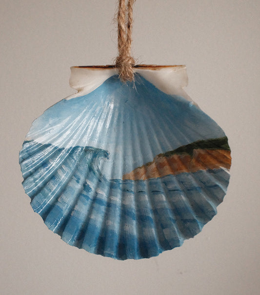 Seashell Ornament - Wave Break - 2025