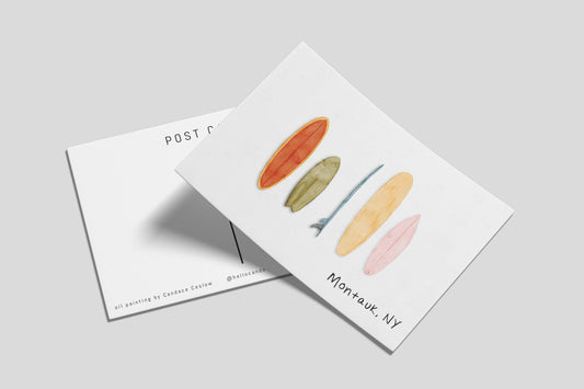 Surfboards - Postcard