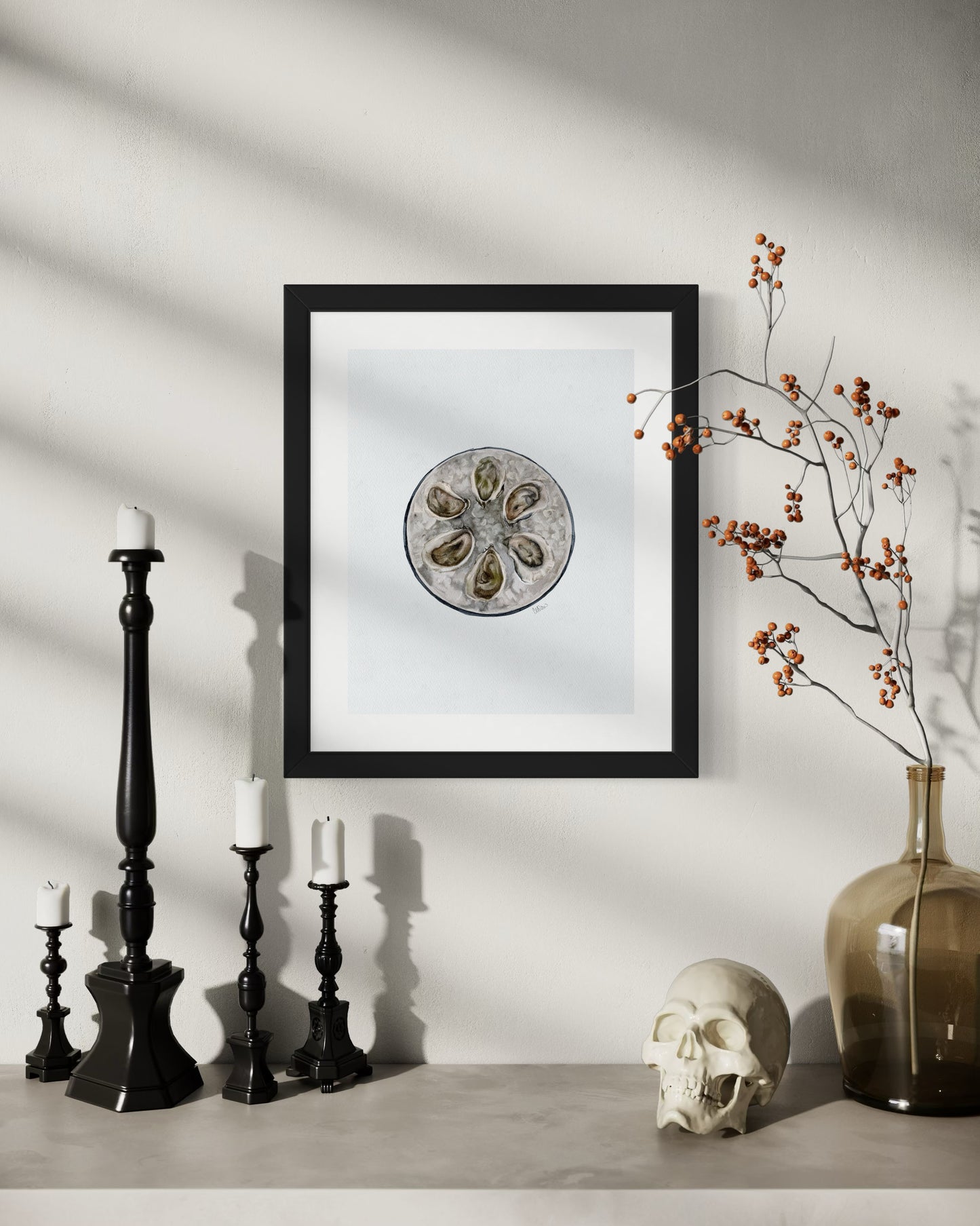 Oysters on Ice - Print