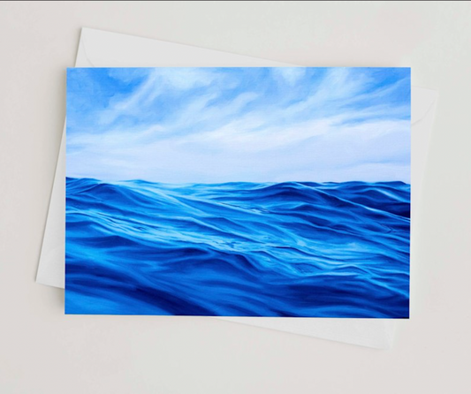 True Blue - Greeting Card