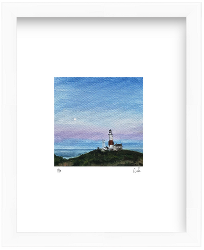 Mini - Full Moon at the Lighthouse 2019 Collection - Mini Print - Limited Edition