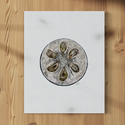 Oysters on Ice - Print