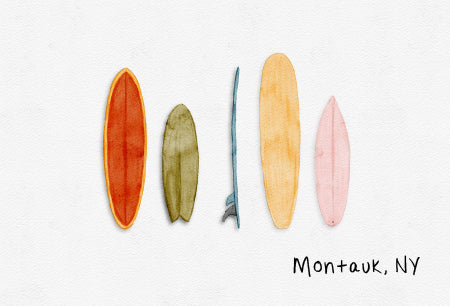 Surfboards - Postcard