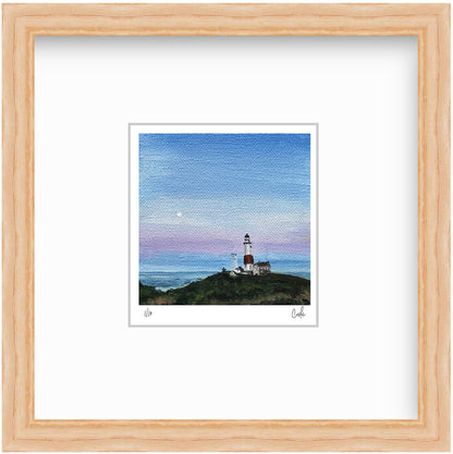 Mini - Full Moon at the Lighthouse 2019 Collection - Mini Print - Limited Edition