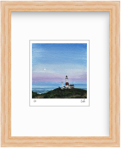Mini - Full Moon at the Lighthouse 2019 Collection - Mini Print - Limited Edition