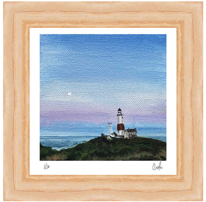 Mini - Full Moon at the Lighthouse 2019 Collection - Mini Print - Limited Edition