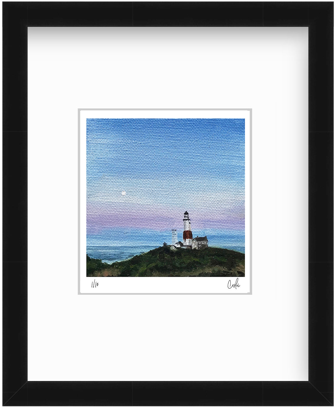 Mini - Full Moon at the Lighthouse 2019 Collection - Mini Print - Limited Edition