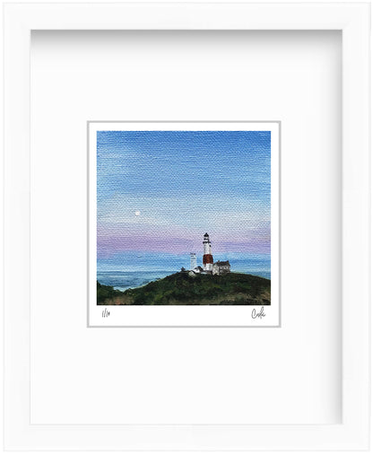 Mini - Full Moon at the Lighthouse 2019 Collection - Mini Print - Limited Edition