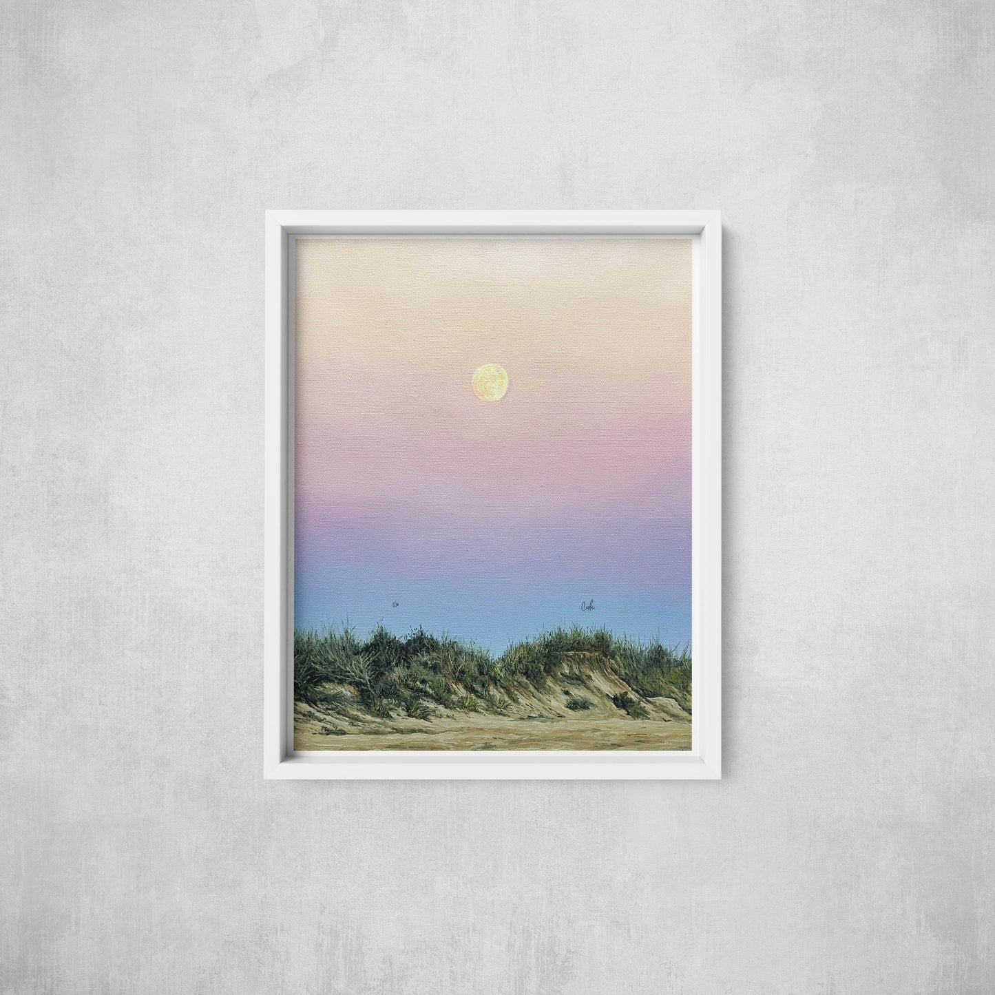 Dune Moon - Canvas Print